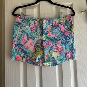 Lilly Pulitzer Mermaid Cove Stretch Shorts